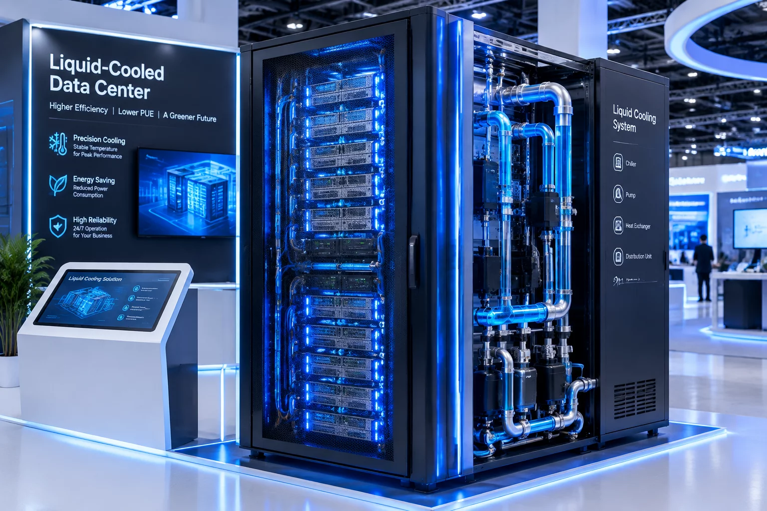 次世代産業用冷却システムとデータセンターラック